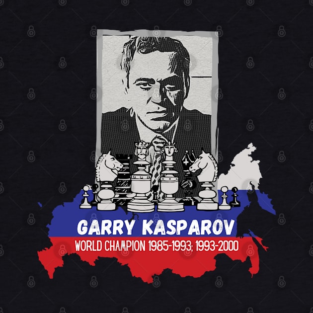 Garry Kasparov Chess Russian GM by Chessfluencer